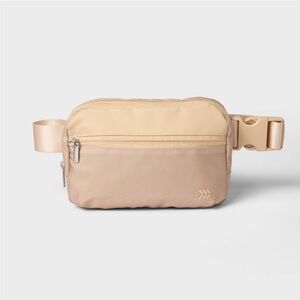 NWT ALL IN MOTION tan/nude Fanny pack belt bag purse